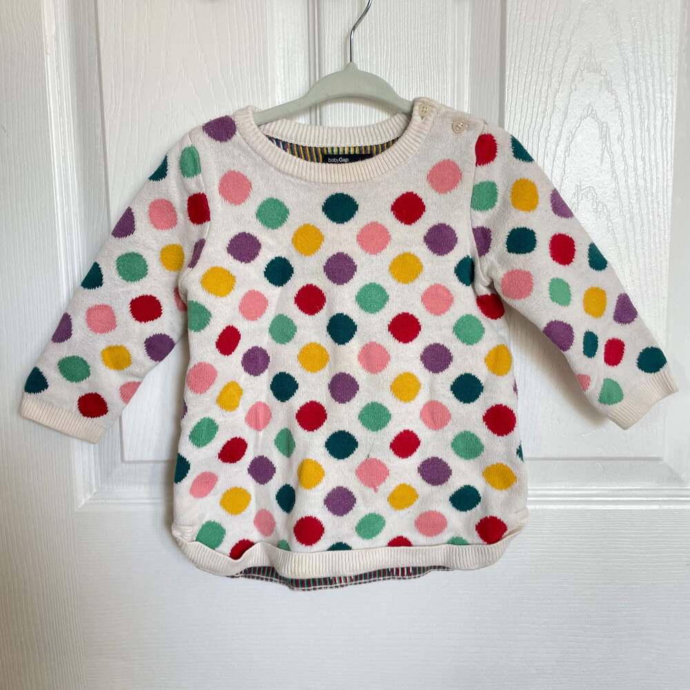 Gap Baby Crazy Dot Jumper Dress Age 12-18 Months TD023 DD 01